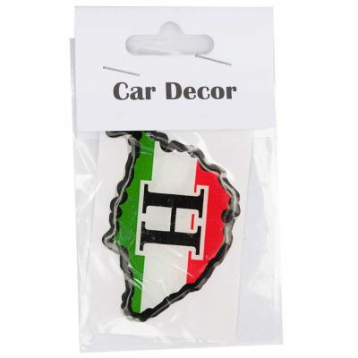 Matrica, nagy Magyarorszg, "H" , tricolor CAR DECOR (CARDECOR)